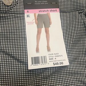 NWT Rafaella Women's Shorts Size 6 Stretch Casual